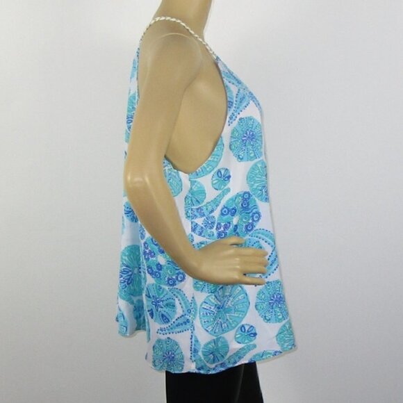 Lilly Pulitzer Urchin for You Tank Top XS Starfish Sand Dollar Print Sleeveless - Picture 10 of 16